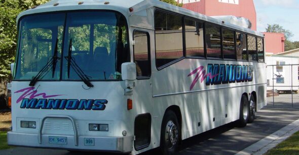 Photo of a Manions' Coaches bus for sale.